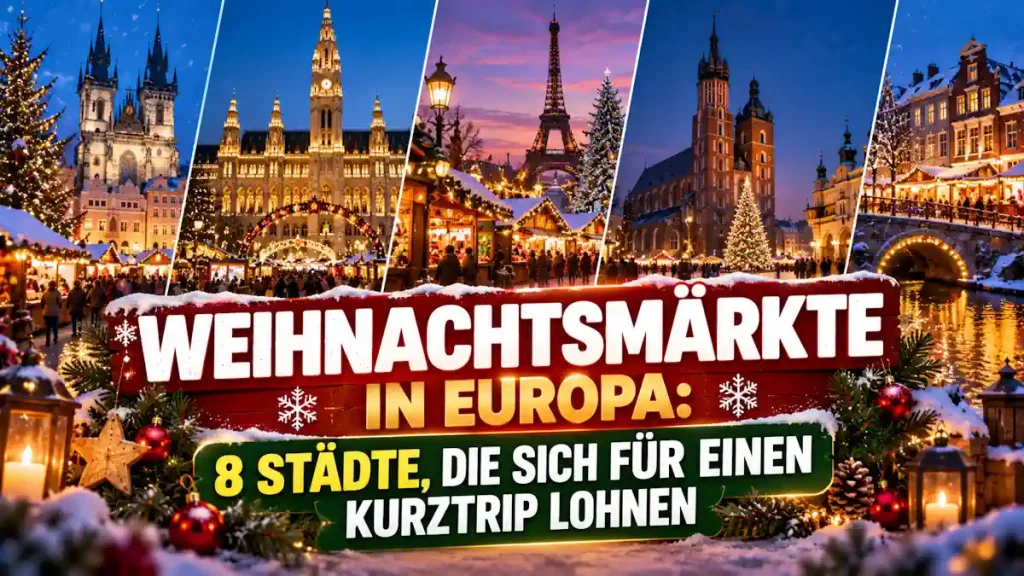 Weihnachtsmärkte in Europa: 8 Städte, die sich für einen Kurztrip lohnen