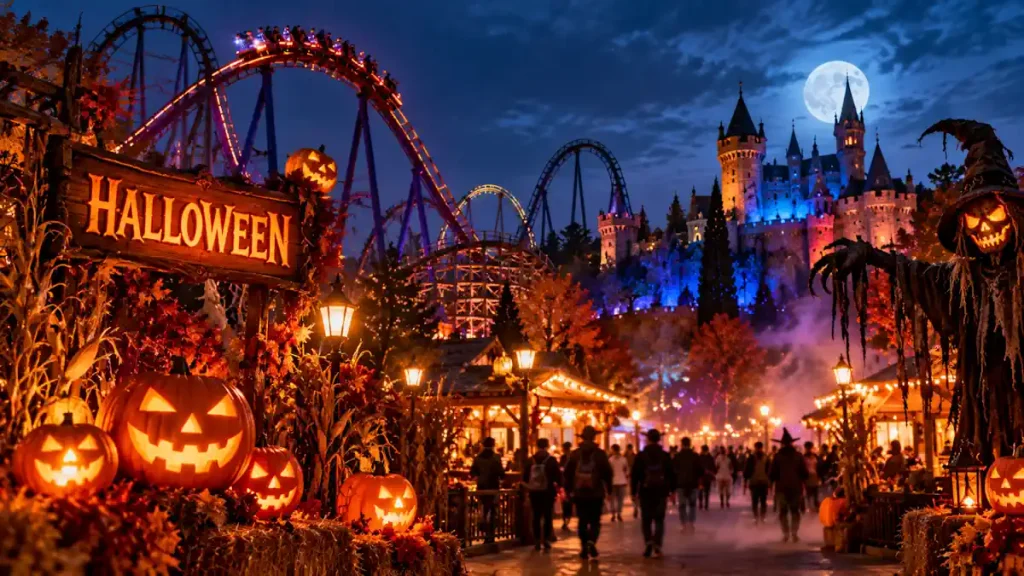 Freizeitparks Europa Halloween 2026: 8 Parks für Grusel, Glühwein und günstige Tickets
