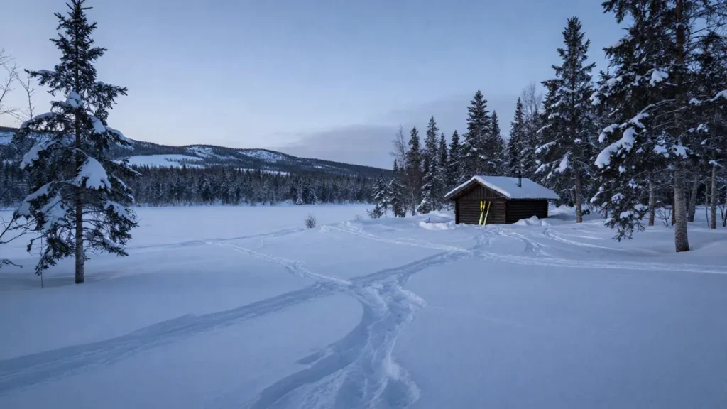 Lappland im Winter: Hundeschlittenfahrt, Schneeschuh und Polarnacht