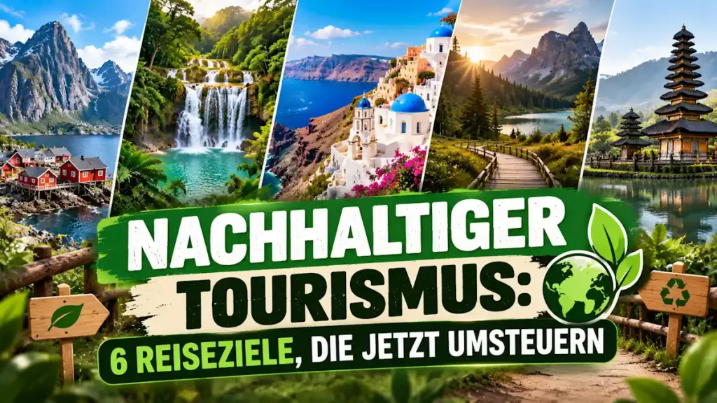 Nachhaltiger Tourismus: 6 Reiseziele, die jetzt umsteuern
