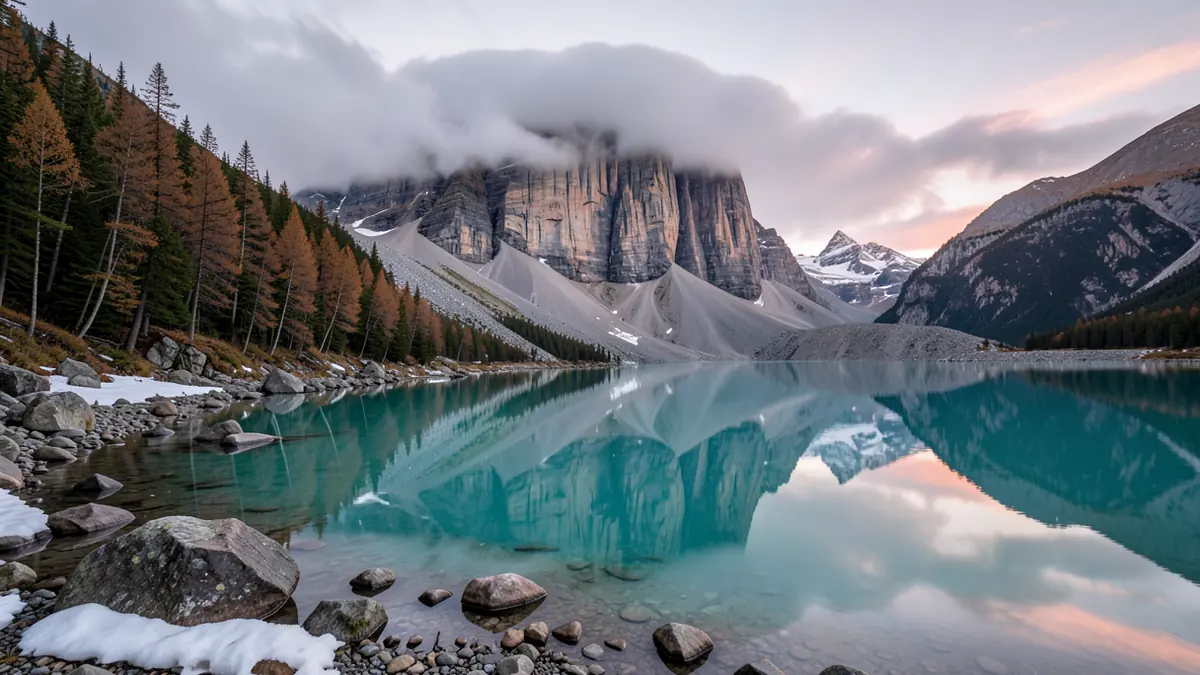 Laguna de los Tres mit Spiegelung des Fitz Roy